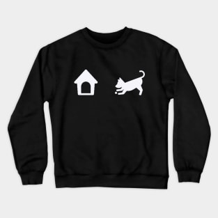 white dog Labrador Retriever Crewneck Sweatshirt